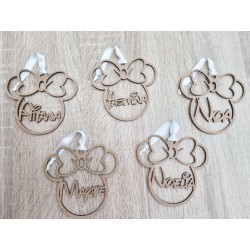 BOLA DE NAVIDAD MINNIE Y MICKEY