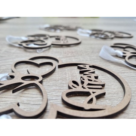 BOLA DE NAVIDAD MINNIE Y MICKEY