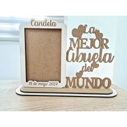 CUADRO "LA MEJOR ABUELA DEL MUNDO"