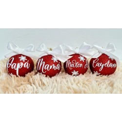 BOLAS DE NAVIDAD 6CM