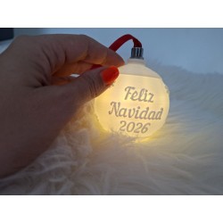 BOLA DE NAVIDAD LUMINOSA